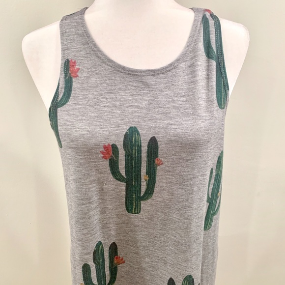 Soft Knit Cactus Tank Dress - Picture 5 of 10
